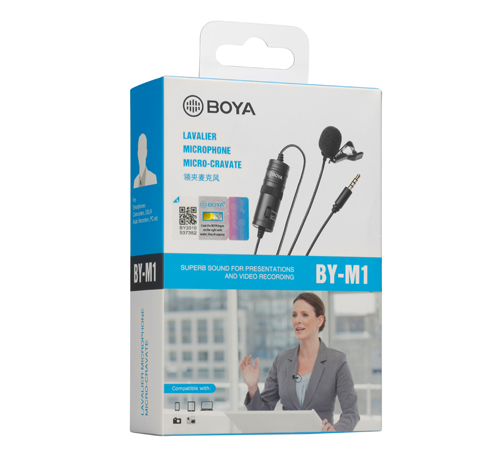 BOYA BY-M1 PRO/BY-M1 PRO II Lavalier Microphone – 3.5mm TRRS Wired Mic for Smartphone, PC, Camera - Image 4