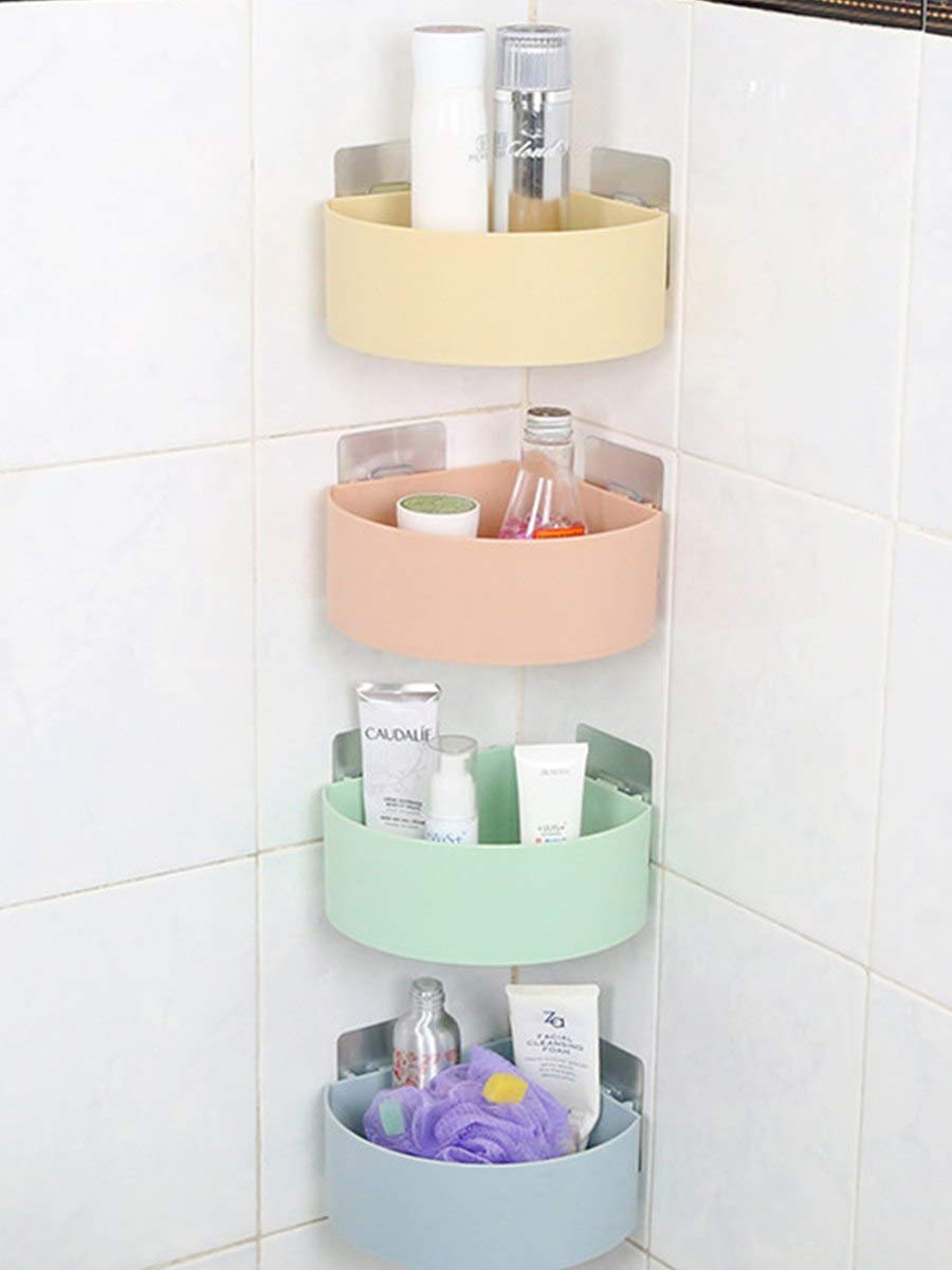 Holder Corner Storage Rack Shampoo Organizer Bathroom Shelf Up To 3Kg - Image 2