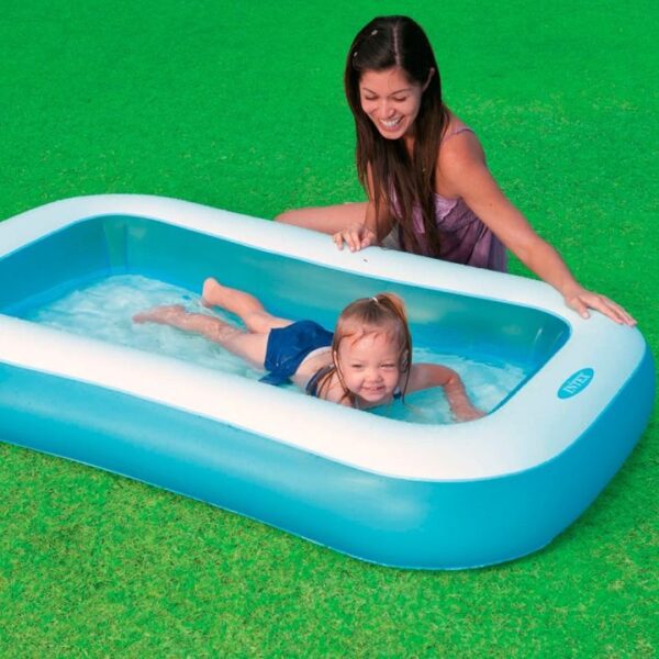 Intex Rectangular Pool Toddler Kids 1.66m x 1.00m x 28cm - Image 5