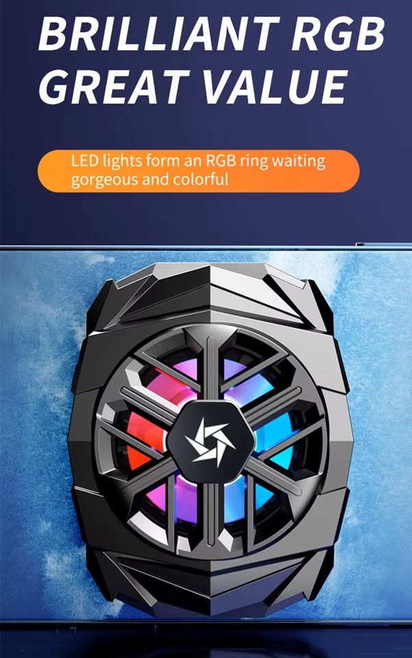 SL-03 Semiconductor Game Cooler – Mobile Phone & Tablet Cooling Fan for PUBG, iOS & Android