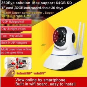 Wifi Night Vision Hd Cctv Ip Camera - Online Monitoring