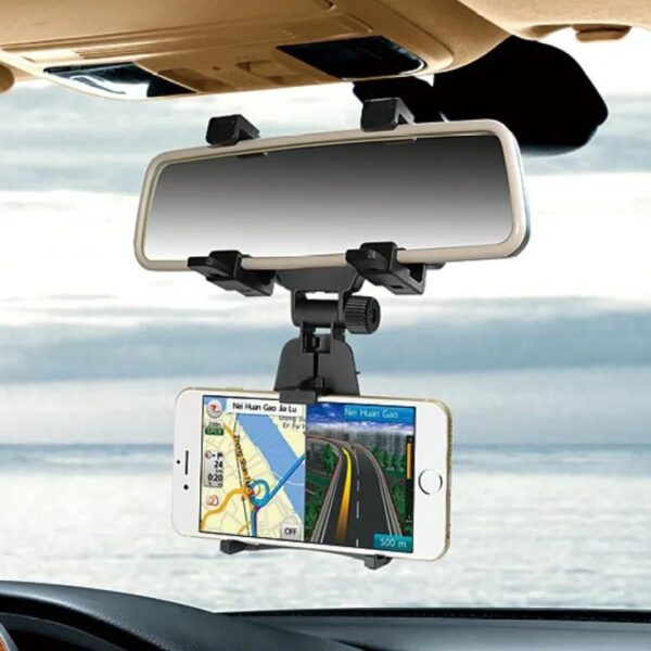 Universal Auto Car Rearview Mirror Mount Stand Holder Cradle for Cell Phone GPS