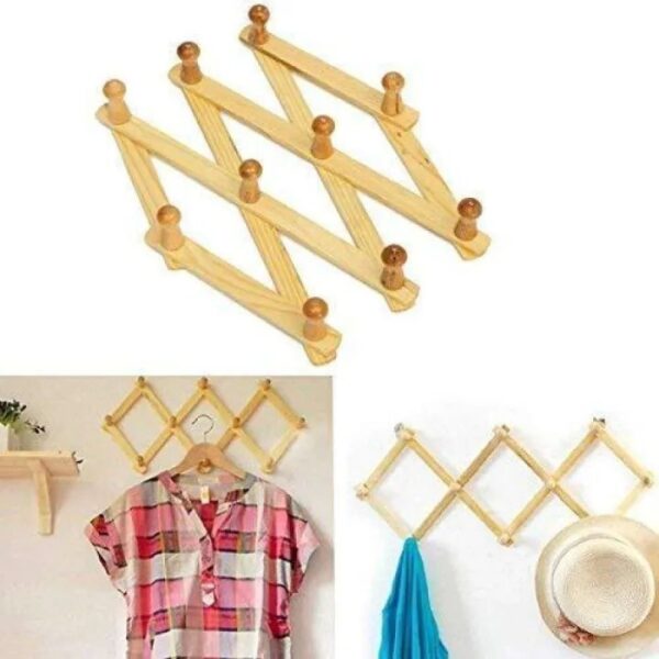 Foldable Wooden Wall Hanger - Image 5