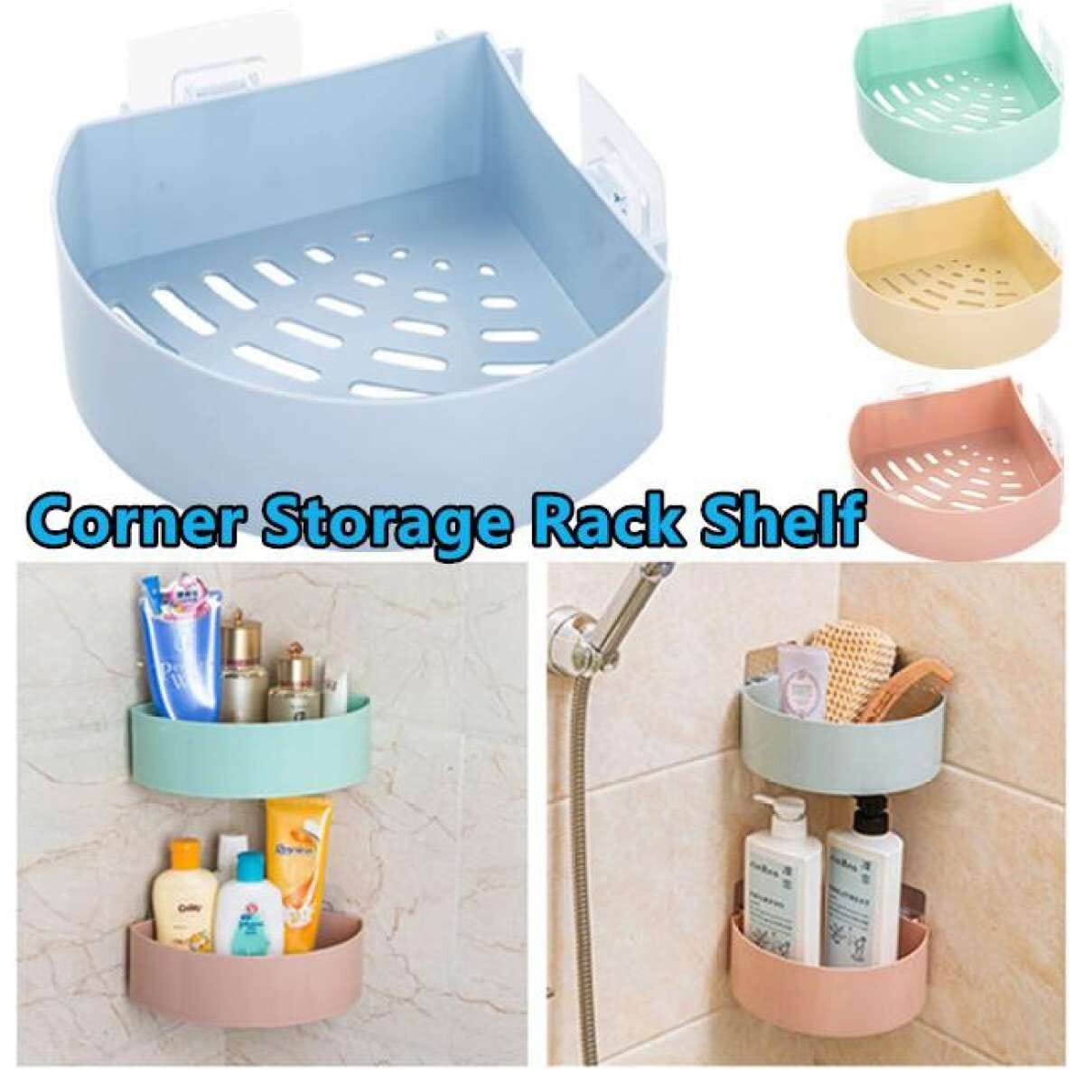 Holder Corner Storage Rack Shampoo Organizer Bathroom Shelf Up To 3Kg - Image 6