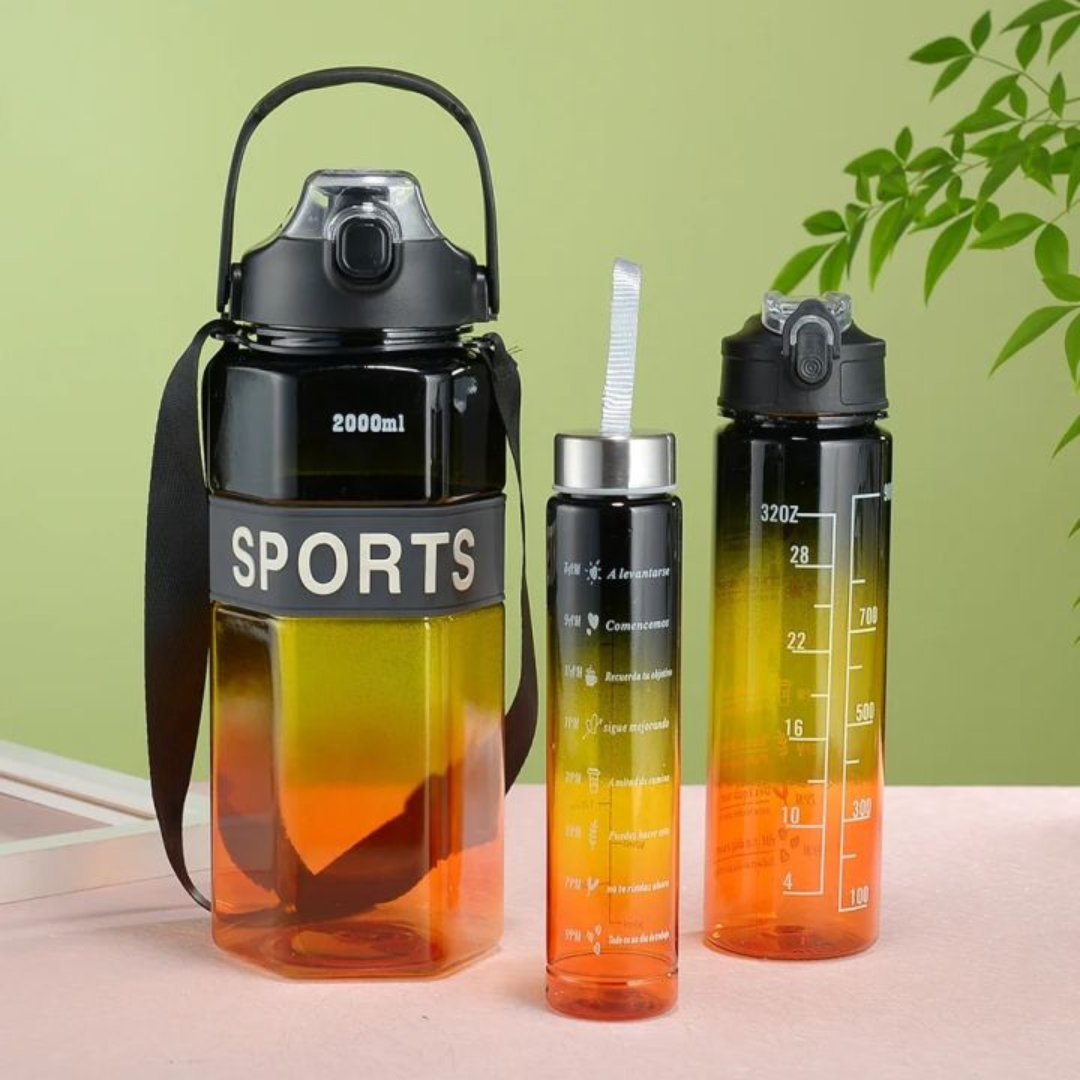 Hexa 3 in 1 Motivational Bottle