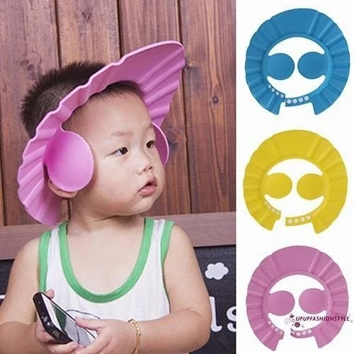 Baby Shower Cap With Ear Protection - Image 4